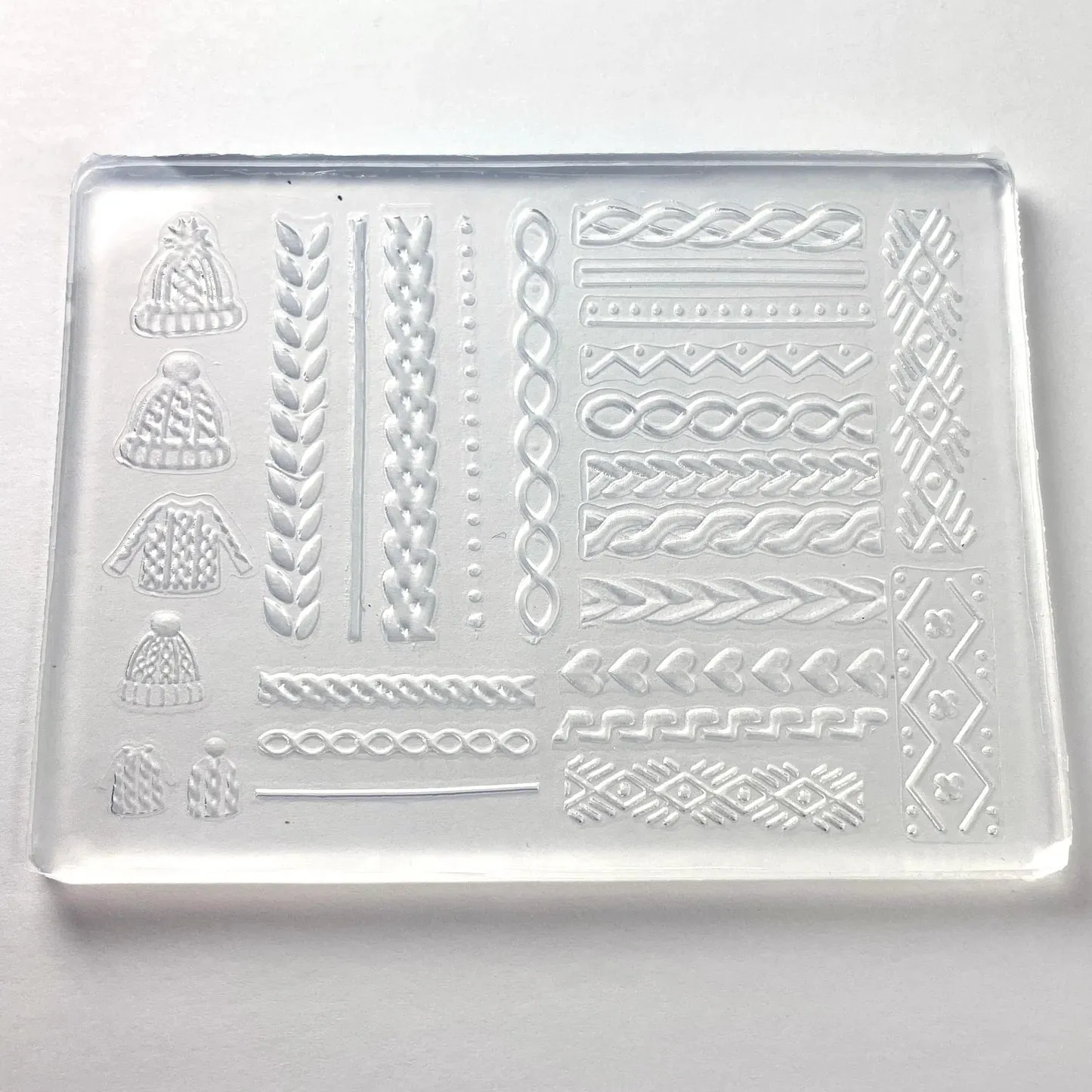 Clear Jelly Stamper KoKo Claire 3D gelform holiday snefnug