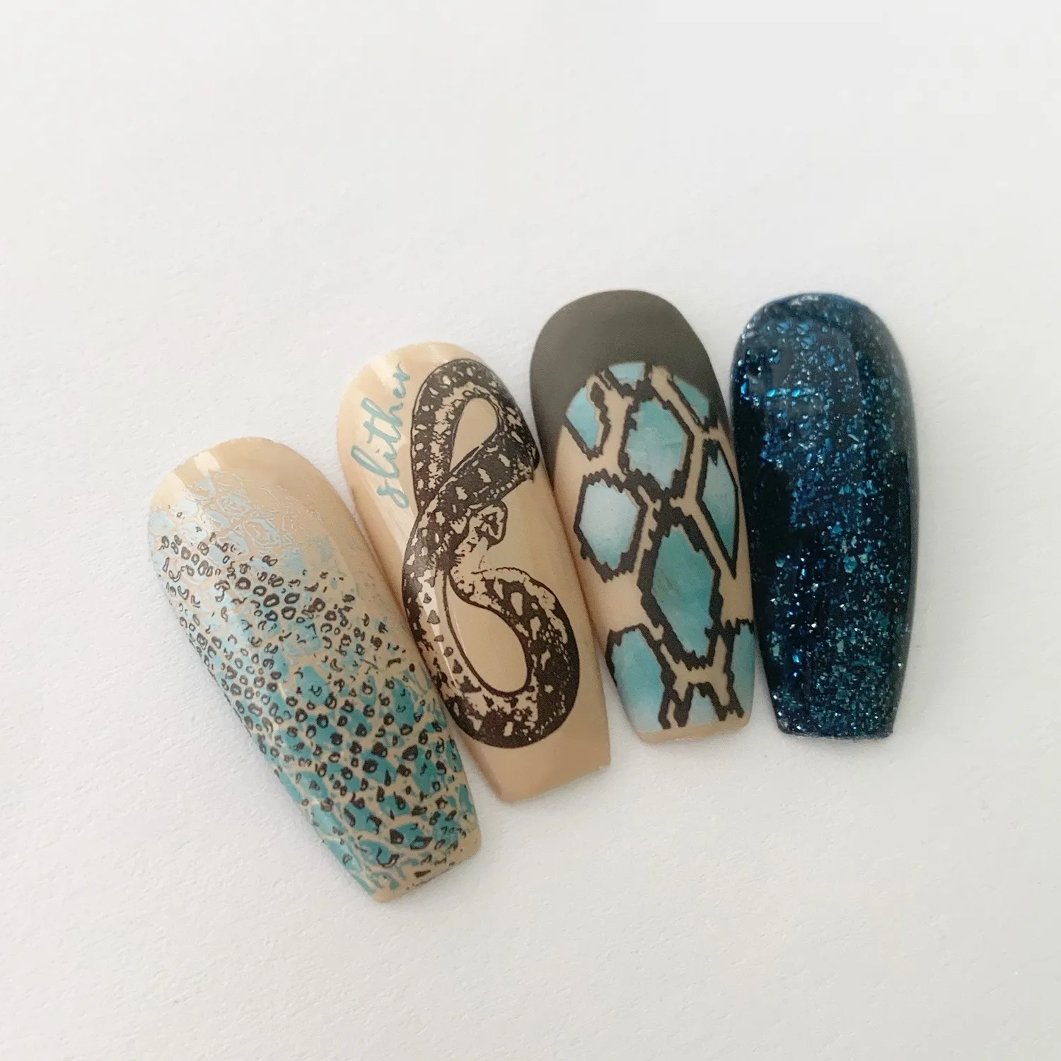 Clear Jelly Stamper CjS-217 Snake stampingplade slangemønster