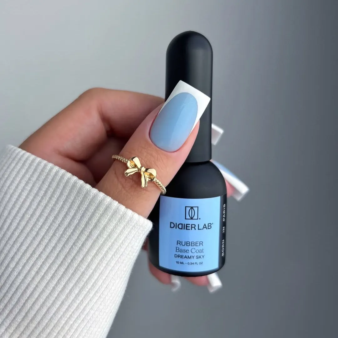 Didier Lab Dreamy Sky rubber base coat 2-i-1 farvet