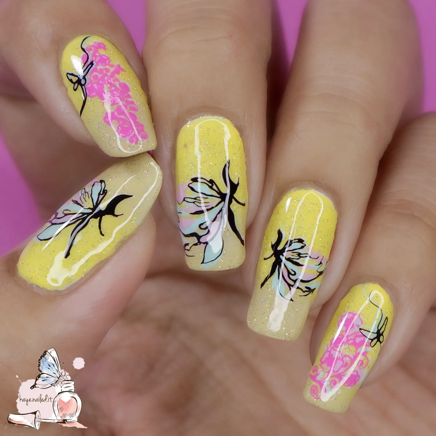 Clear Jelly Stamper CjSLC-77 Kaye's Fashion stamping plade