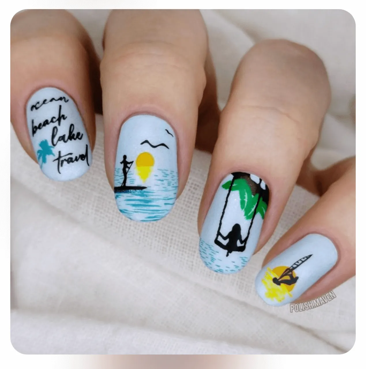 Clear Jelly Stamper CjS-305 Summer Silhouettes stampingplade sommer