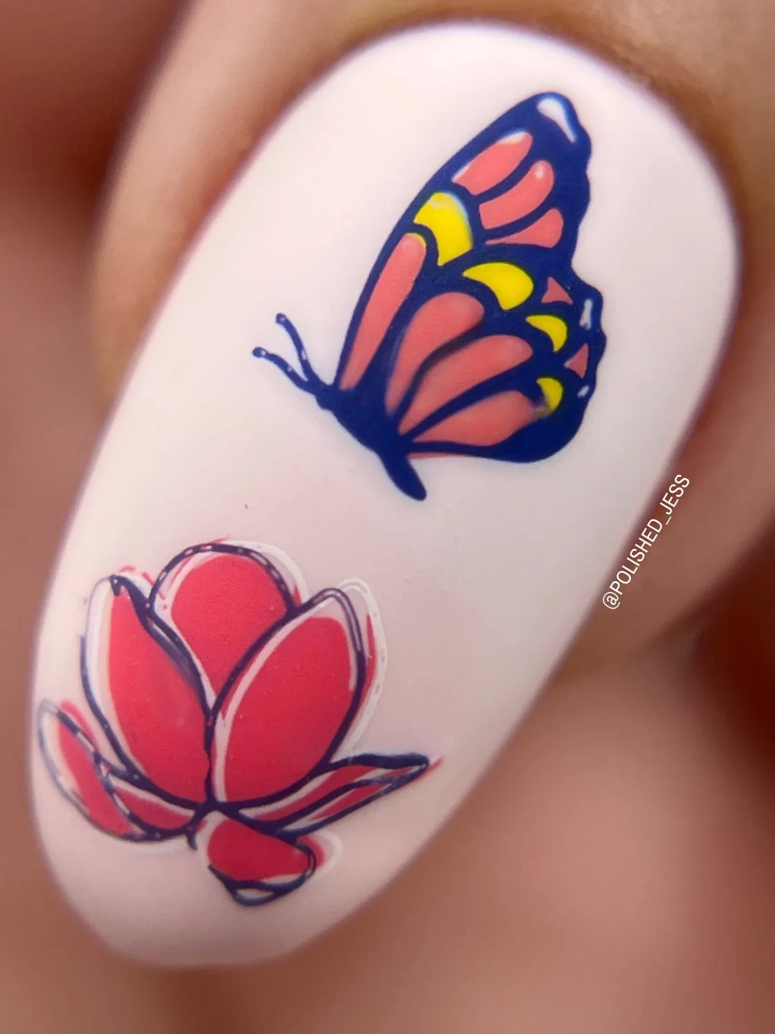 Clear Jelly Stamper Flutterby CjS-278 stempelplade sommerfugl