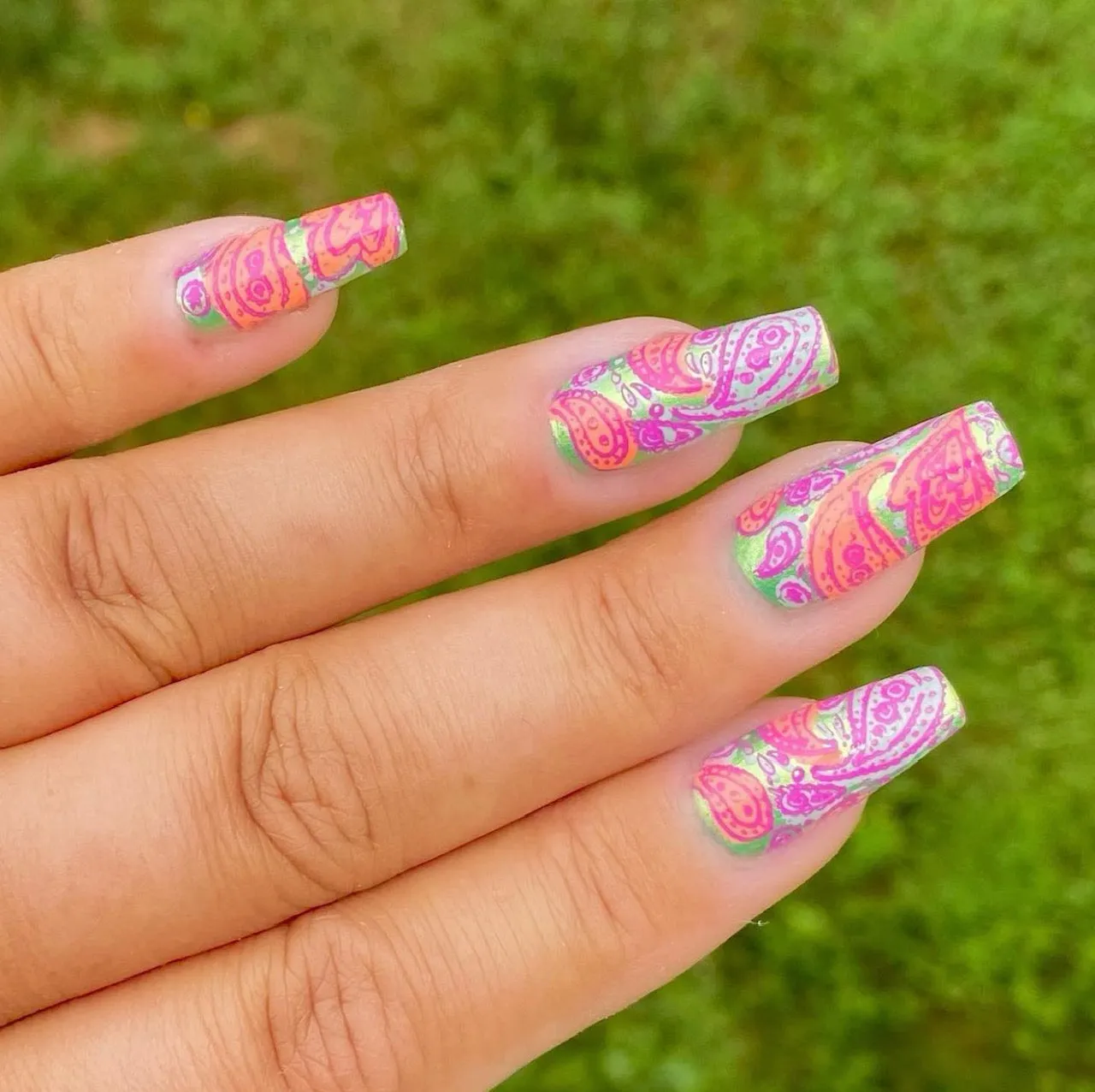 Clear Jelly Stamper Paisley Princess CjS-99 stampingplade blomst