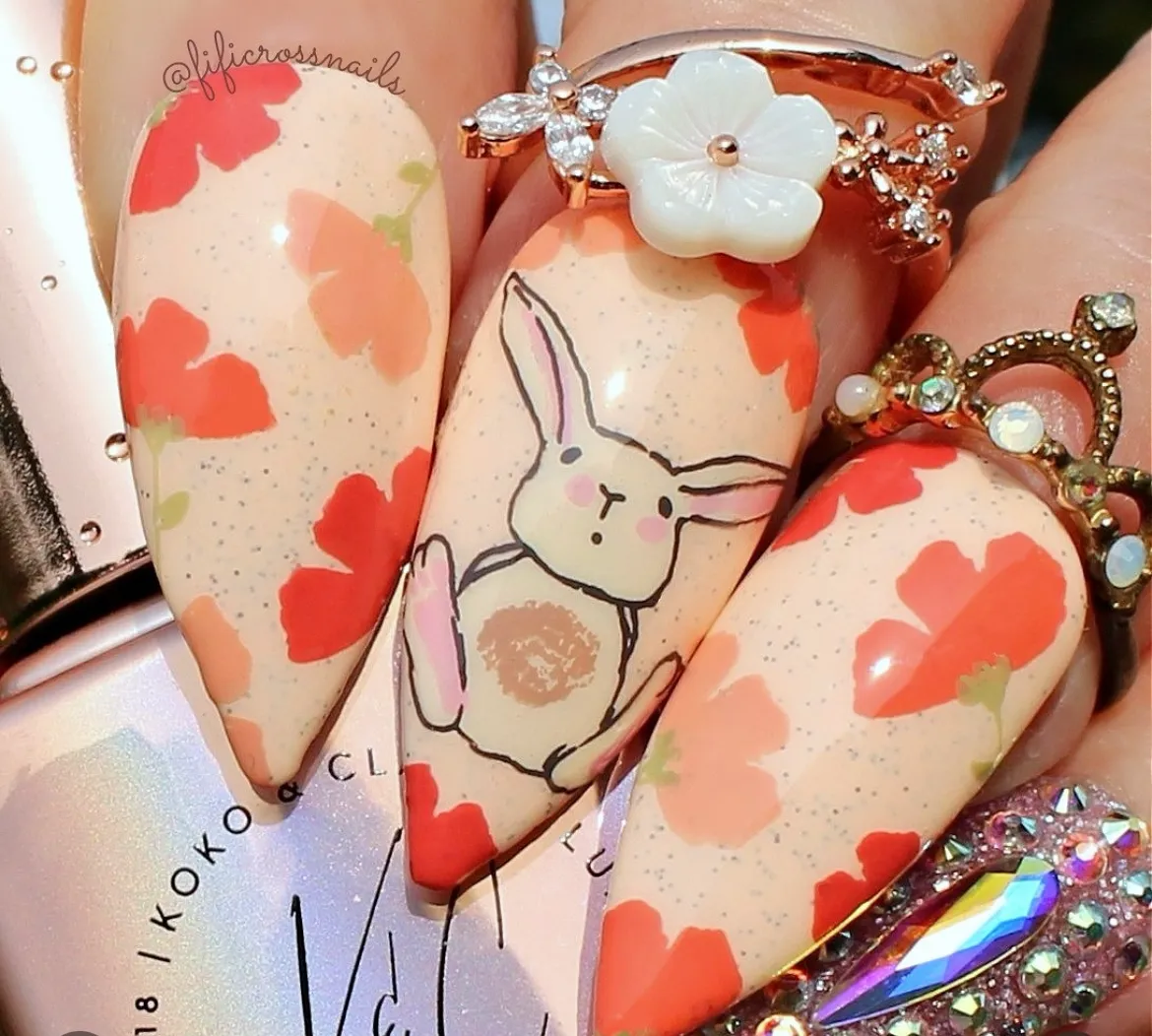 Clear Jelly Stamper CjS-292 Sweet Spring Bunnies stampingplade