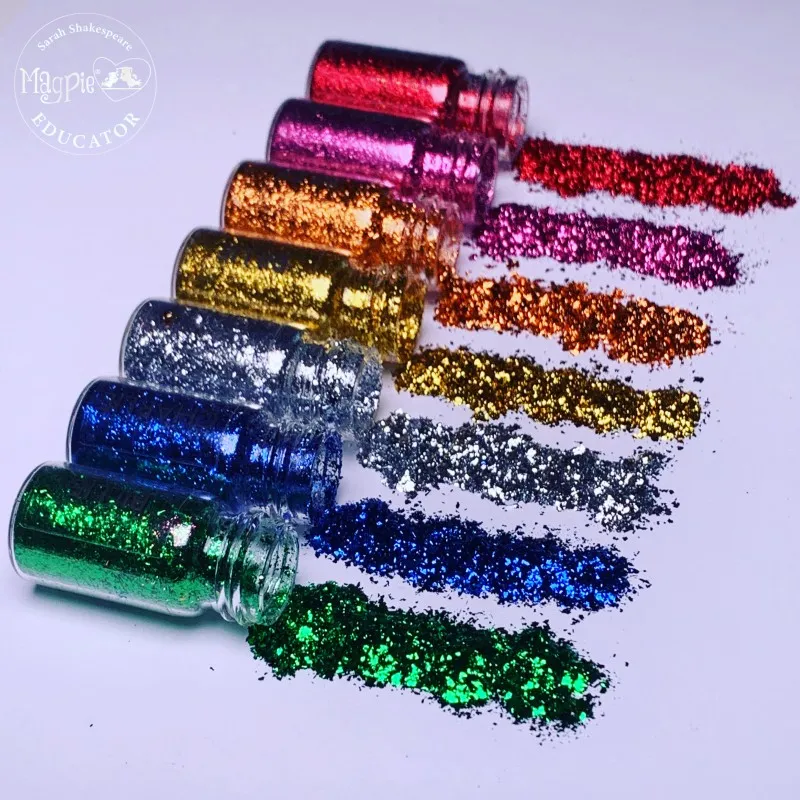 Beautystones Billie Flakes negleflager metallisk