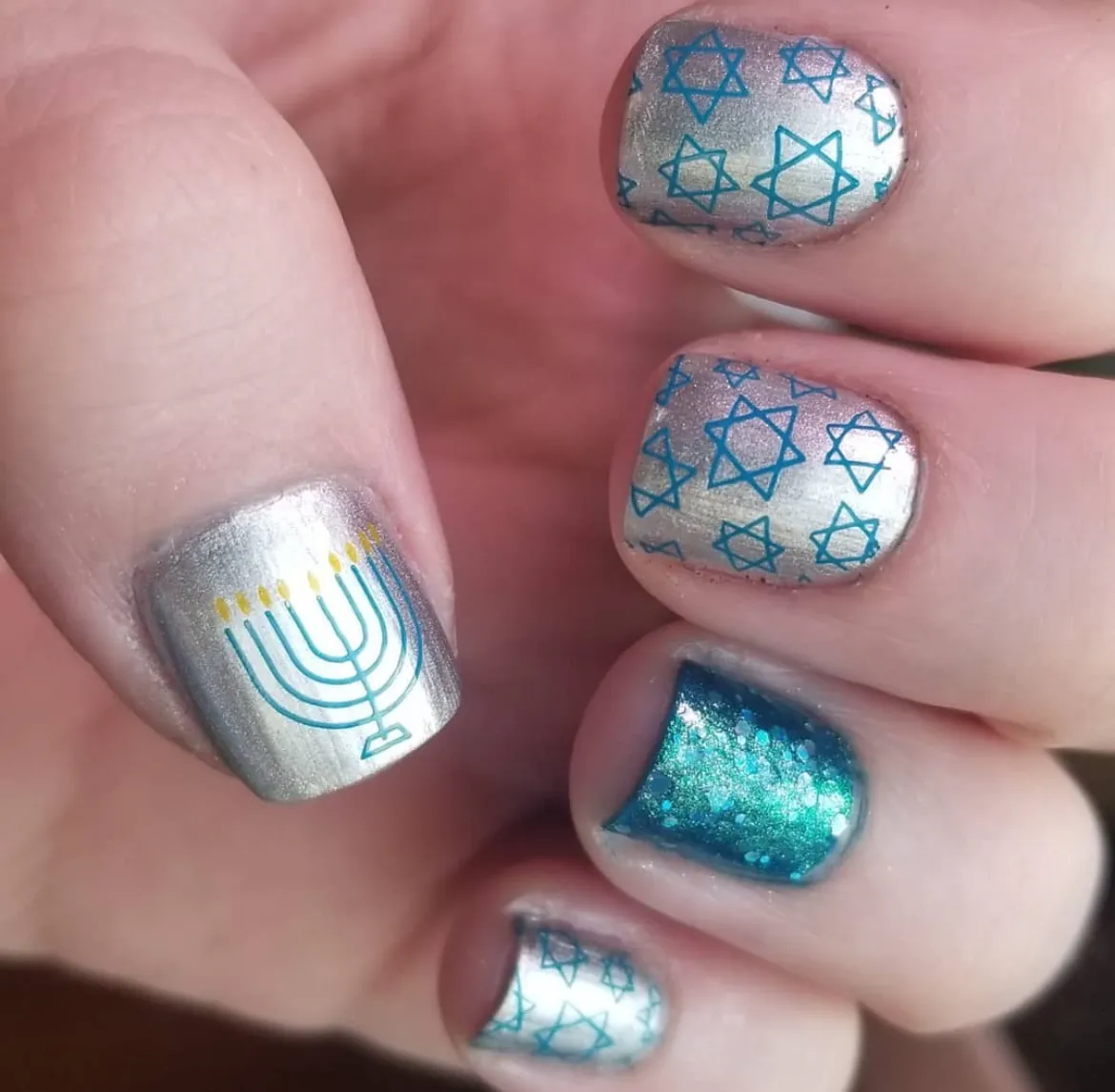 Clear Jelly Stamper Happy Hanukkah CjSC-28 stampingplade hanukkah