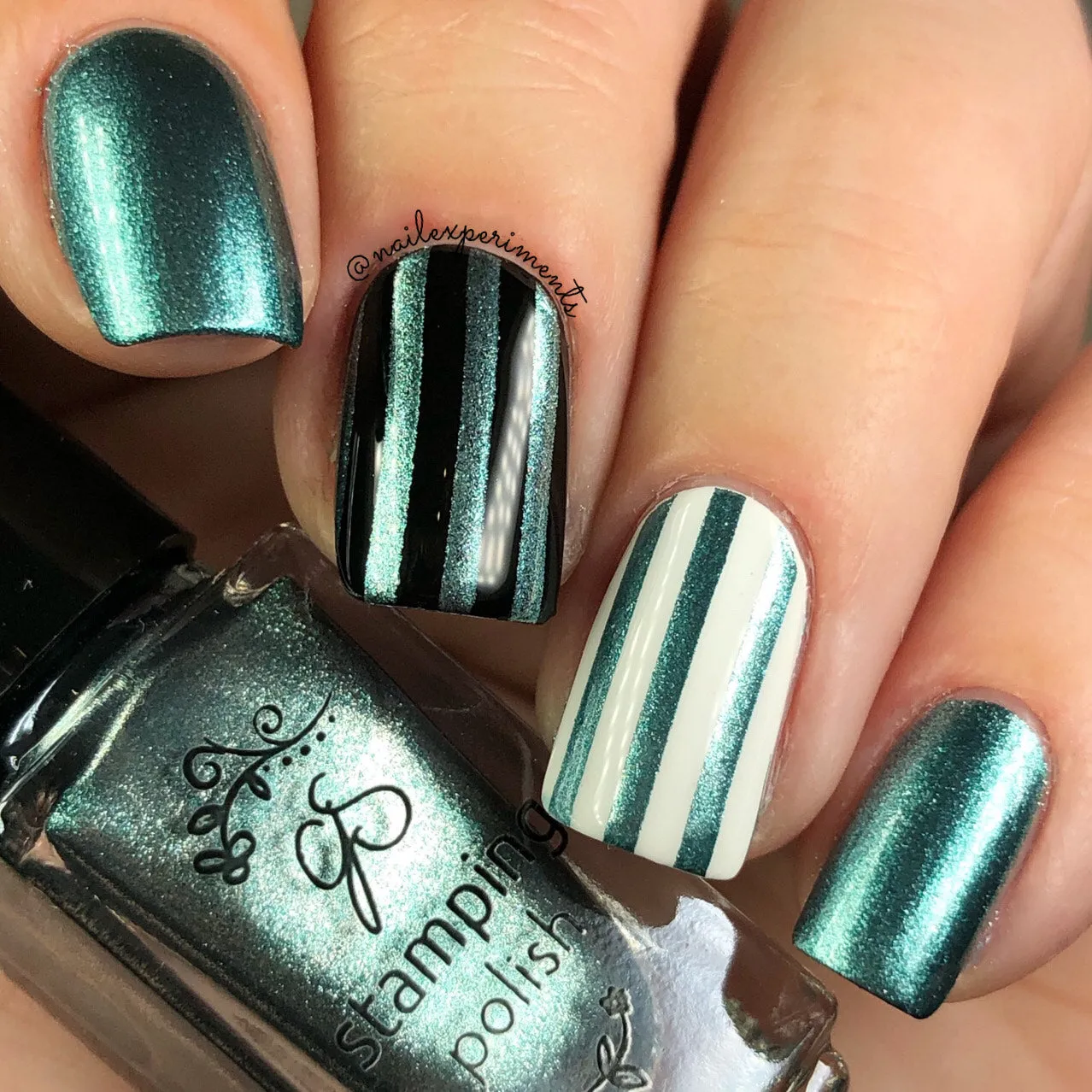 Clear Jelly Stamper 111 Frosty Kisses stamping lak 5ml teal