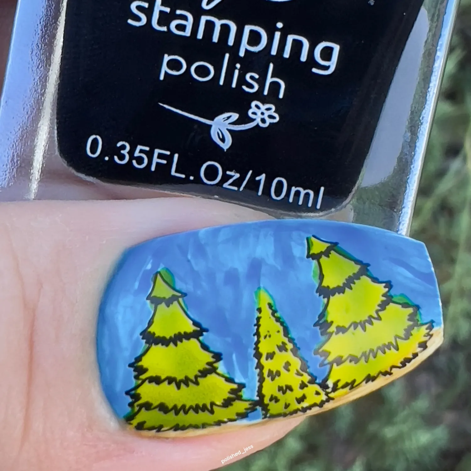 Clear Jelly Stamper Hippie Holiday CjSC-79 stamping plade jul