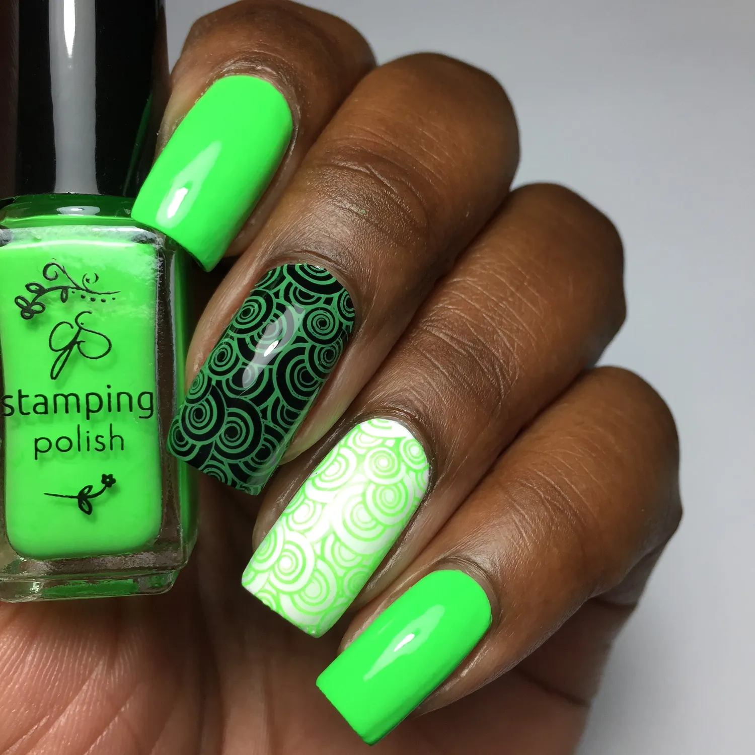 Clear Jelly Stamper 12 Glee Tree Green stamping lak grøn 5 ml
