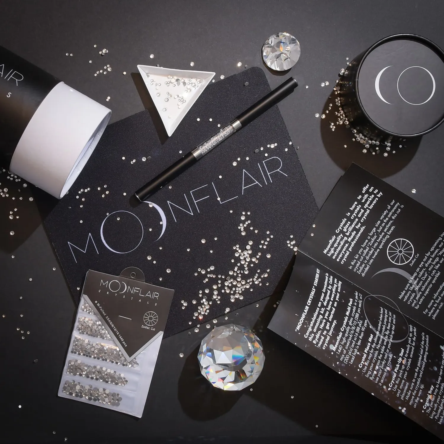 Moonflair Crystals Start Kit neglesten startsæt med kursus
