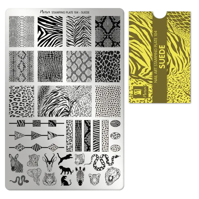 Moyra Stamping plate 104 negleplade Suede
