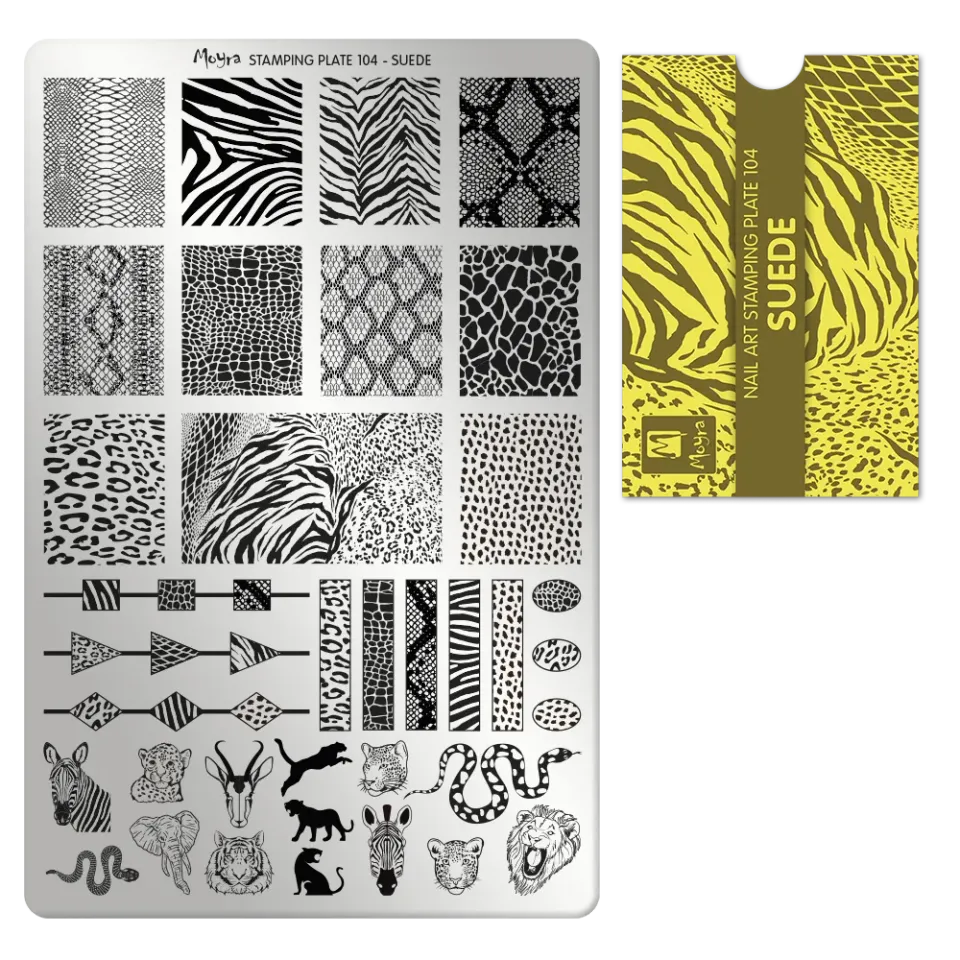 Moyra Stamping plate 104 negleplade Suede