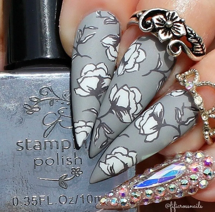 Clear Jelly Stamper Sketched Garden CjS-82 stampingplade