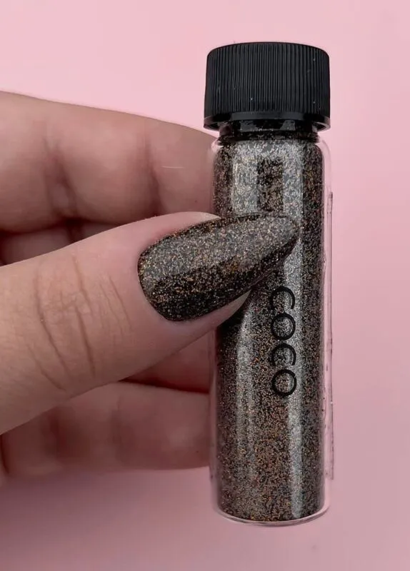 Beautystones Coco Glitter negleglitter neutral glans