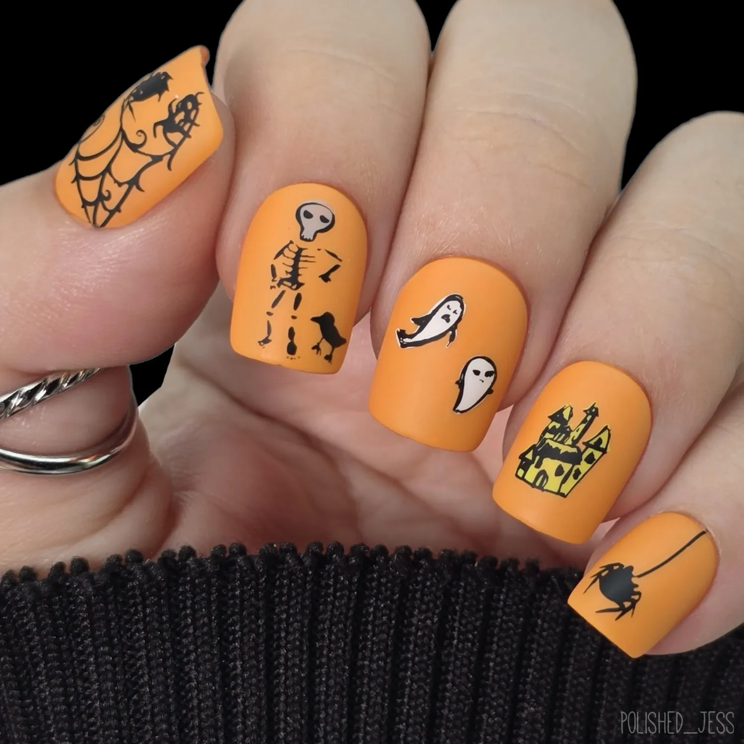 Clear Jelly Stamper Haunted Doodle CjSH-38 stampingplade halloween