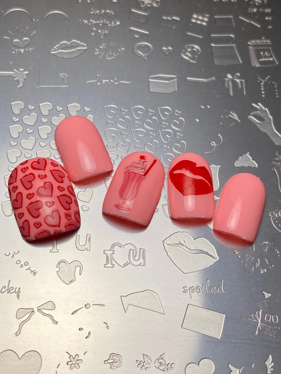 Clear Jelly Stamper Sealed With a Kiss CjSV-59 hjerte