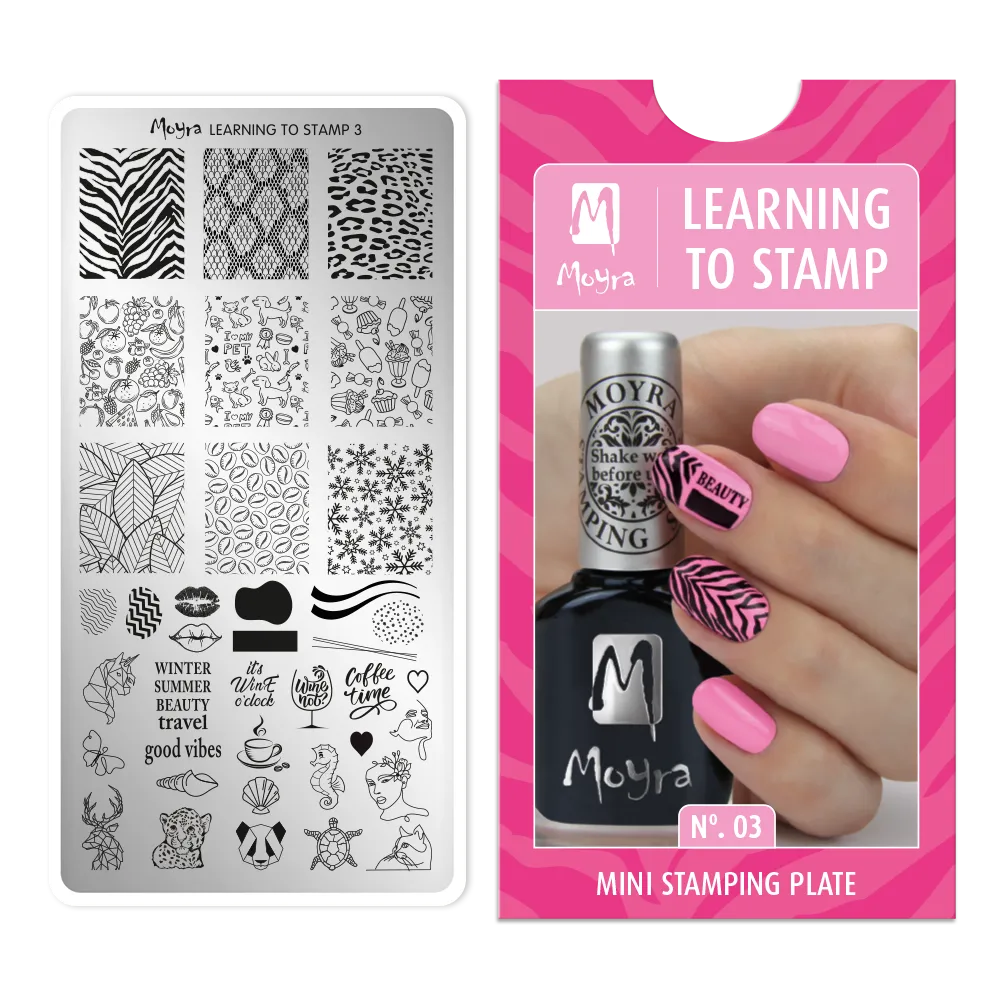 Moyra Learning to Stamp stempelkit No. 03 5 dele