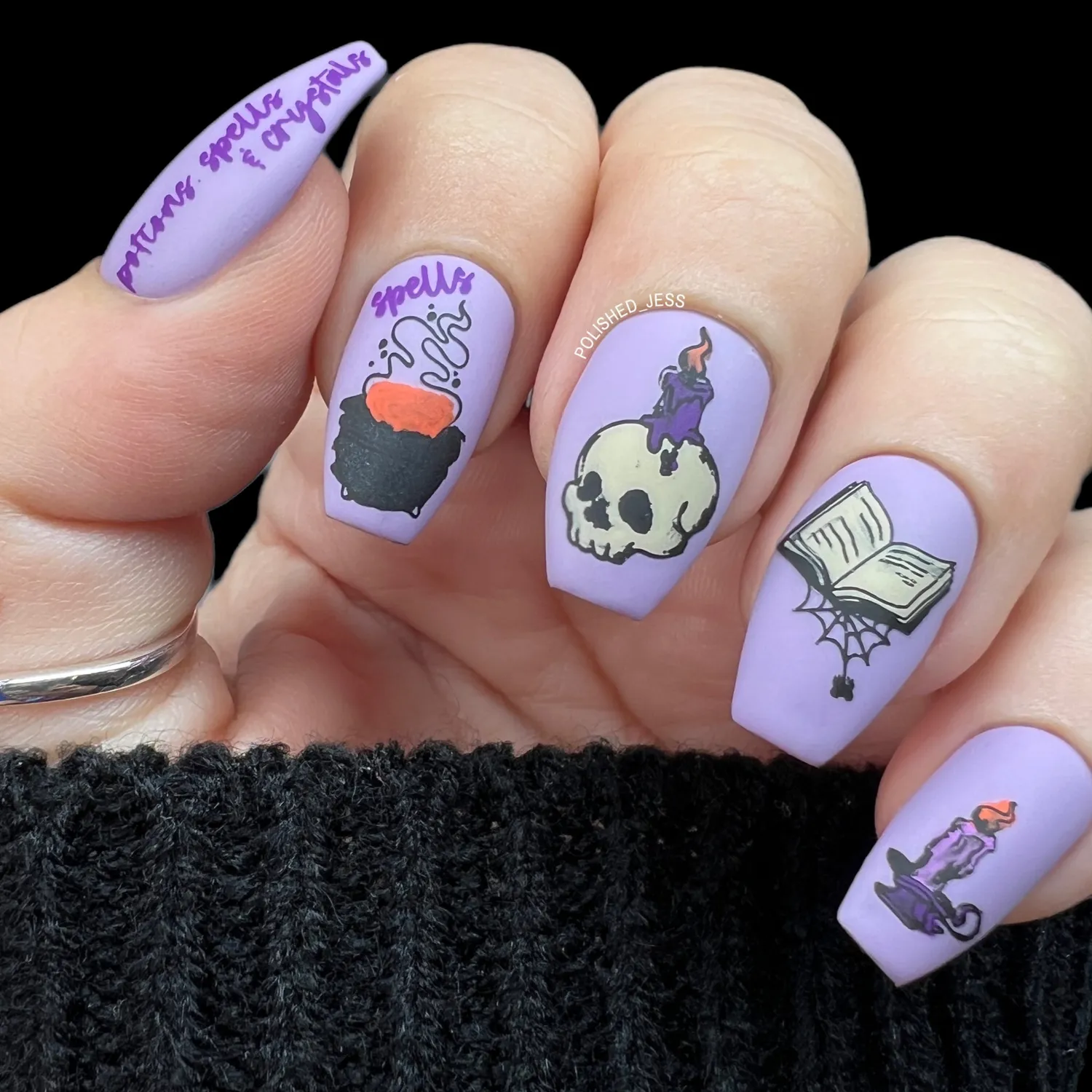 Clear Jelly Stamper H-93 Abracadabra stamping plade 8x8 halloween