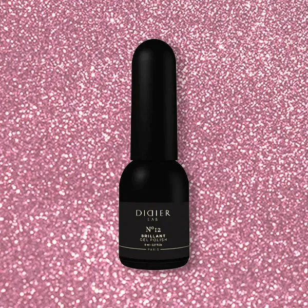 Didier Lab Brillant No 12 gellak 8ml hindbærrosa
