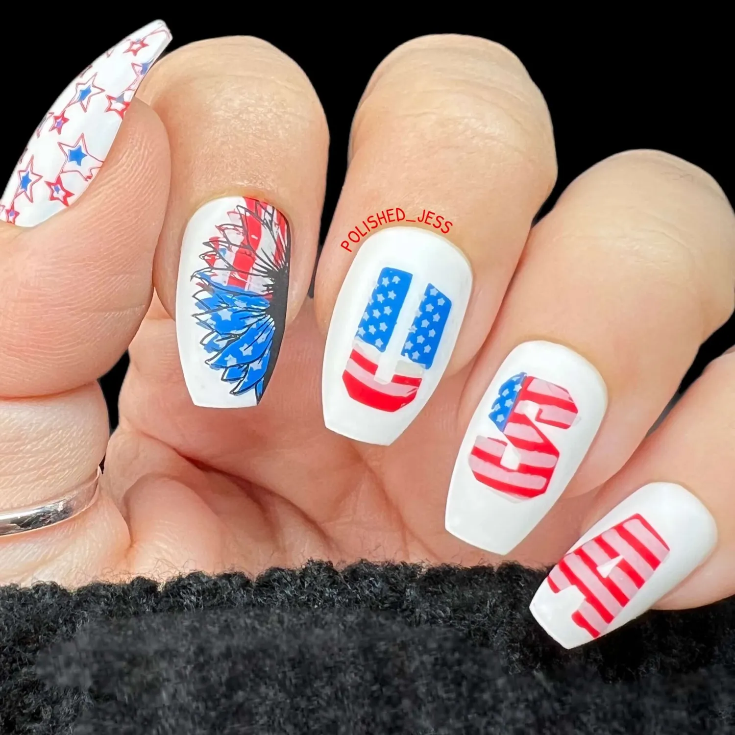 Clear Jelly Stamper Stars Stripes Two CjS-313 plade