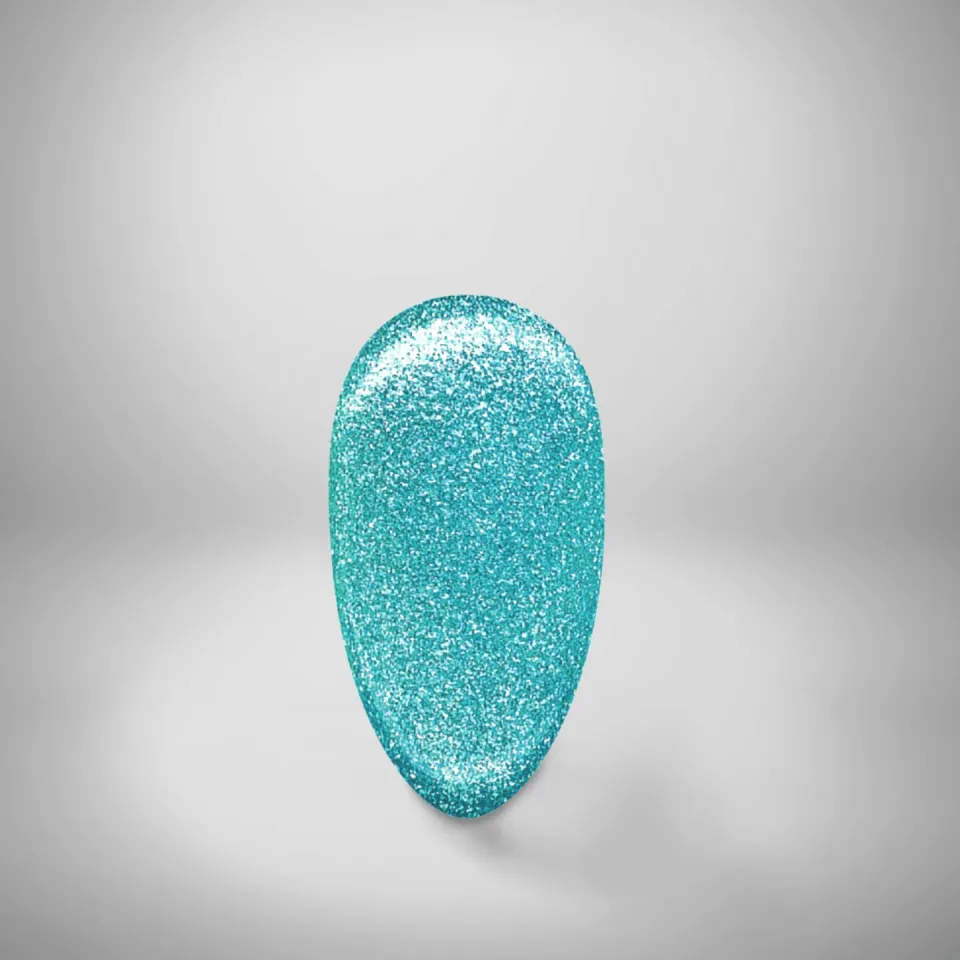 Nail Supply Glam Aqua GL-034 farvegel 5g turkis