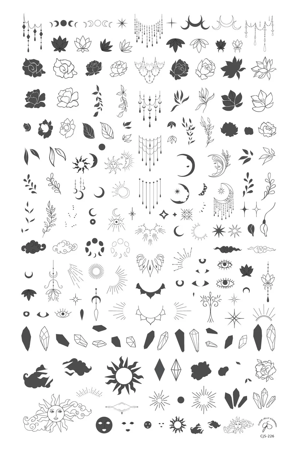 Clear Jelly Stamper A-Mystic-Mazing CjS-226 stampingplade