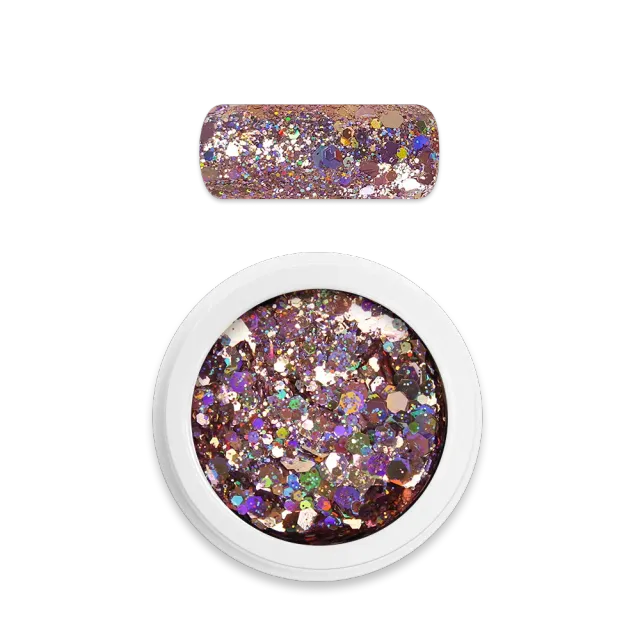 Moyra Holo Glitter Mix No. 06 negleglitter 1 g rose gold