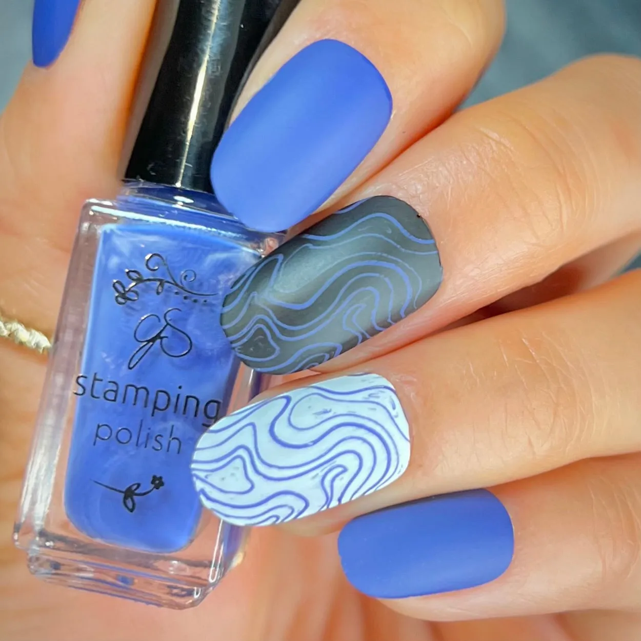 Clear Jelly Stamper 152 Sea Holly stamping lak lilla 5ml
