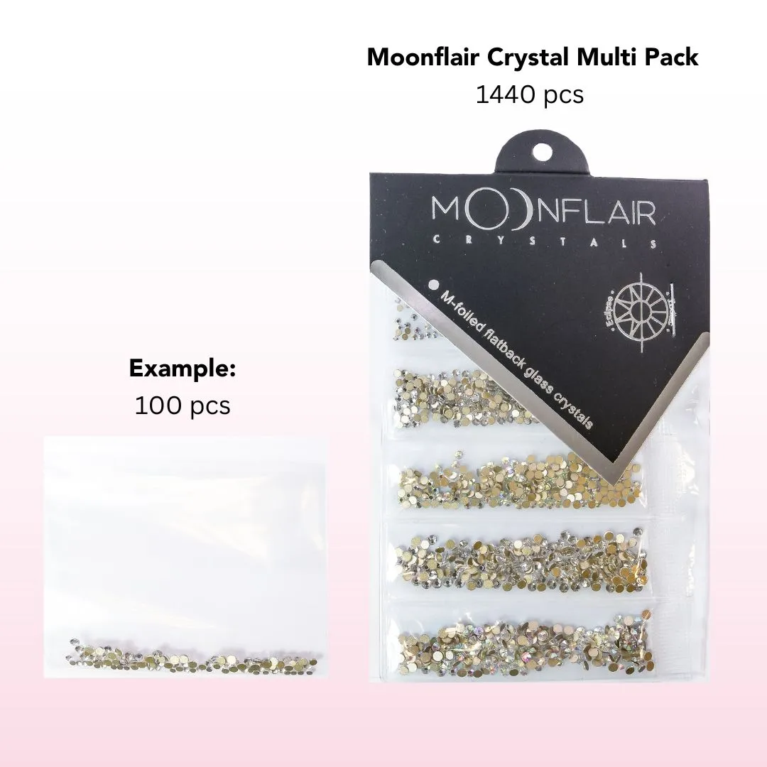 Moonflair The Minis neglekrystaller 1440 stk crystal