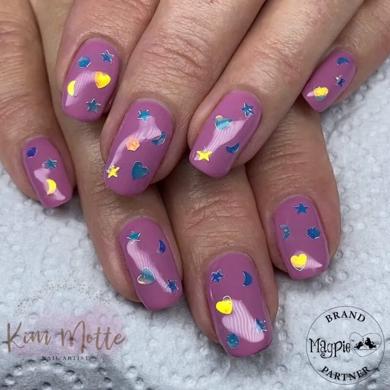 Indigo Nails Beautystones Glow In The Dark neglesten selvlysende