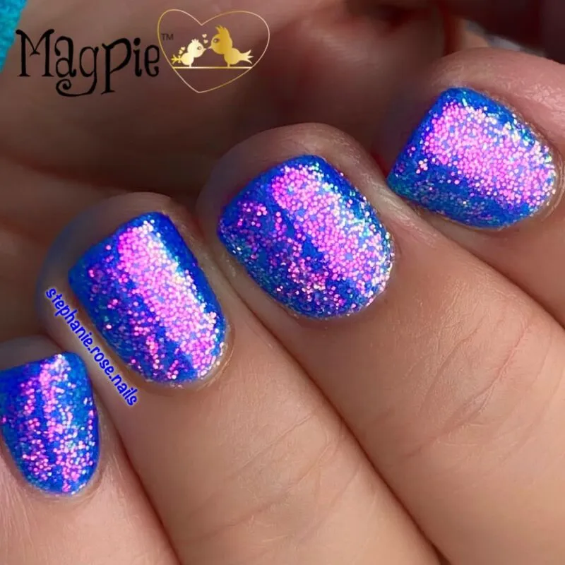 Indigo Nails Penelope Glitter negleglitter lyserød