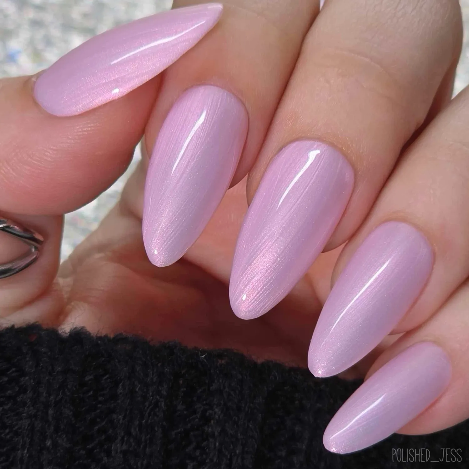 Clear Jelly Stamper KoKo & Claire 0562 Rosy Veil gellak lyserød hema-fri