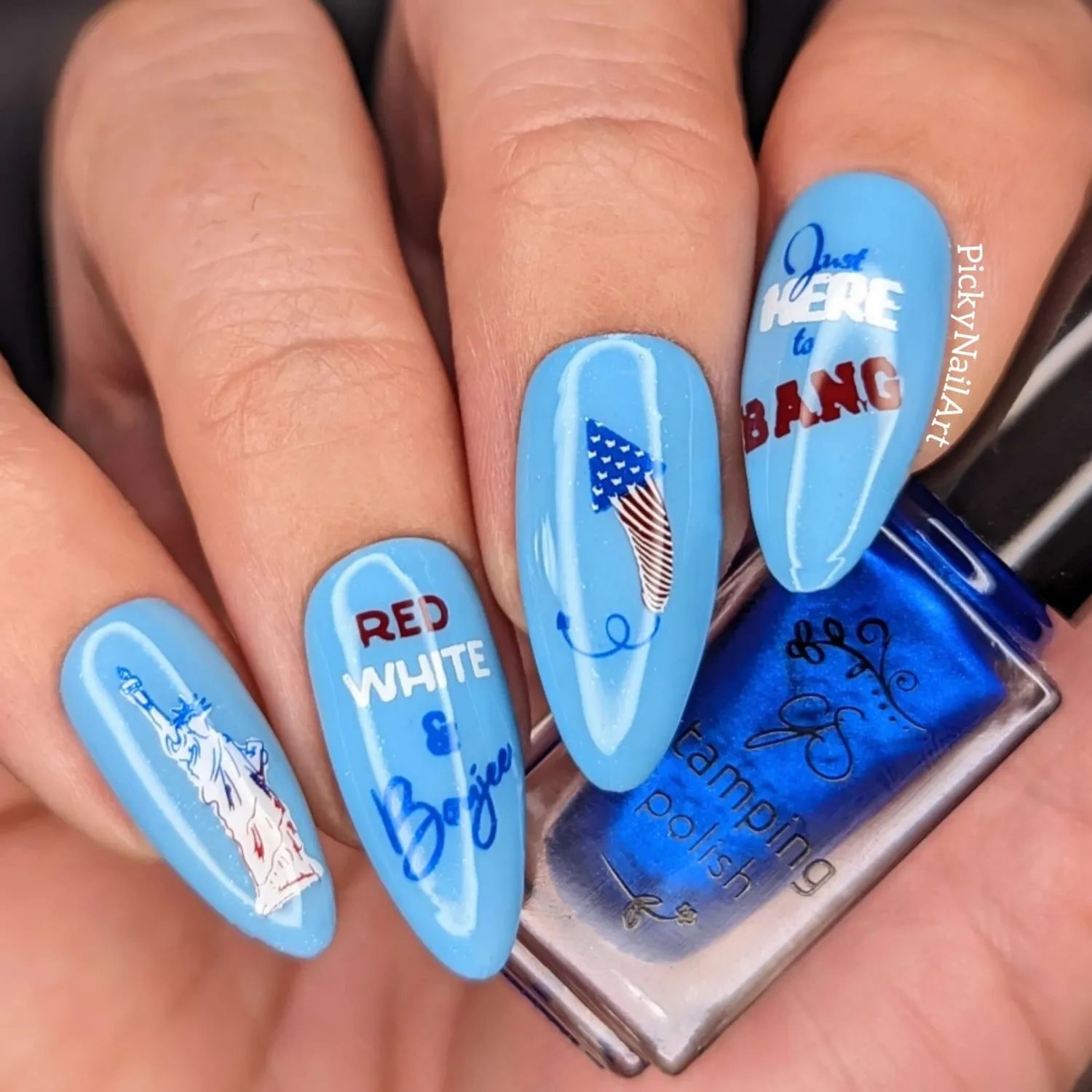 Clear Jelly Stamper CjS-315 Stars & Stripes stempelplade