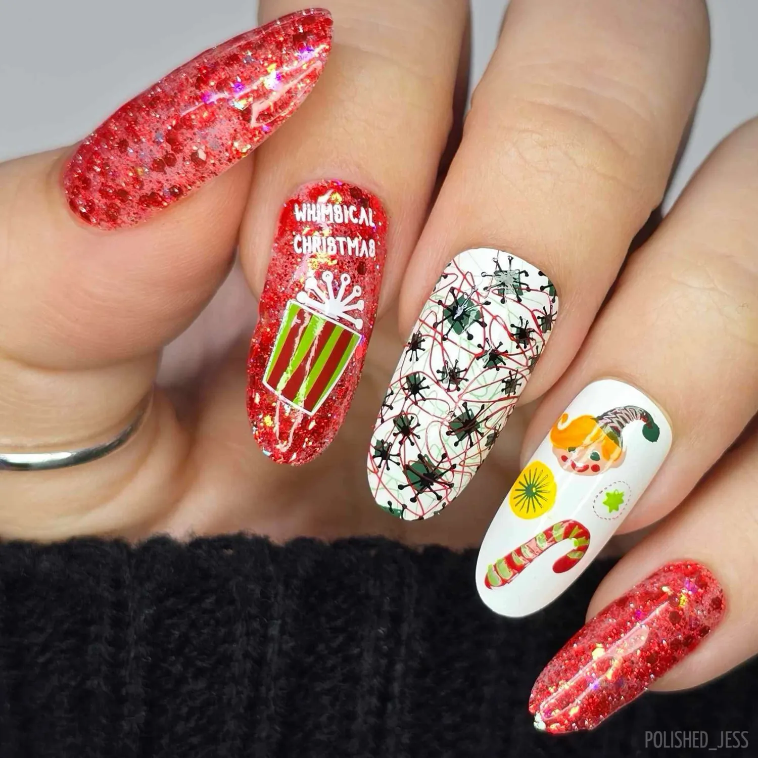 Clear Jelly Stamper CjSC-54 Whimsical Christmas stempelplade