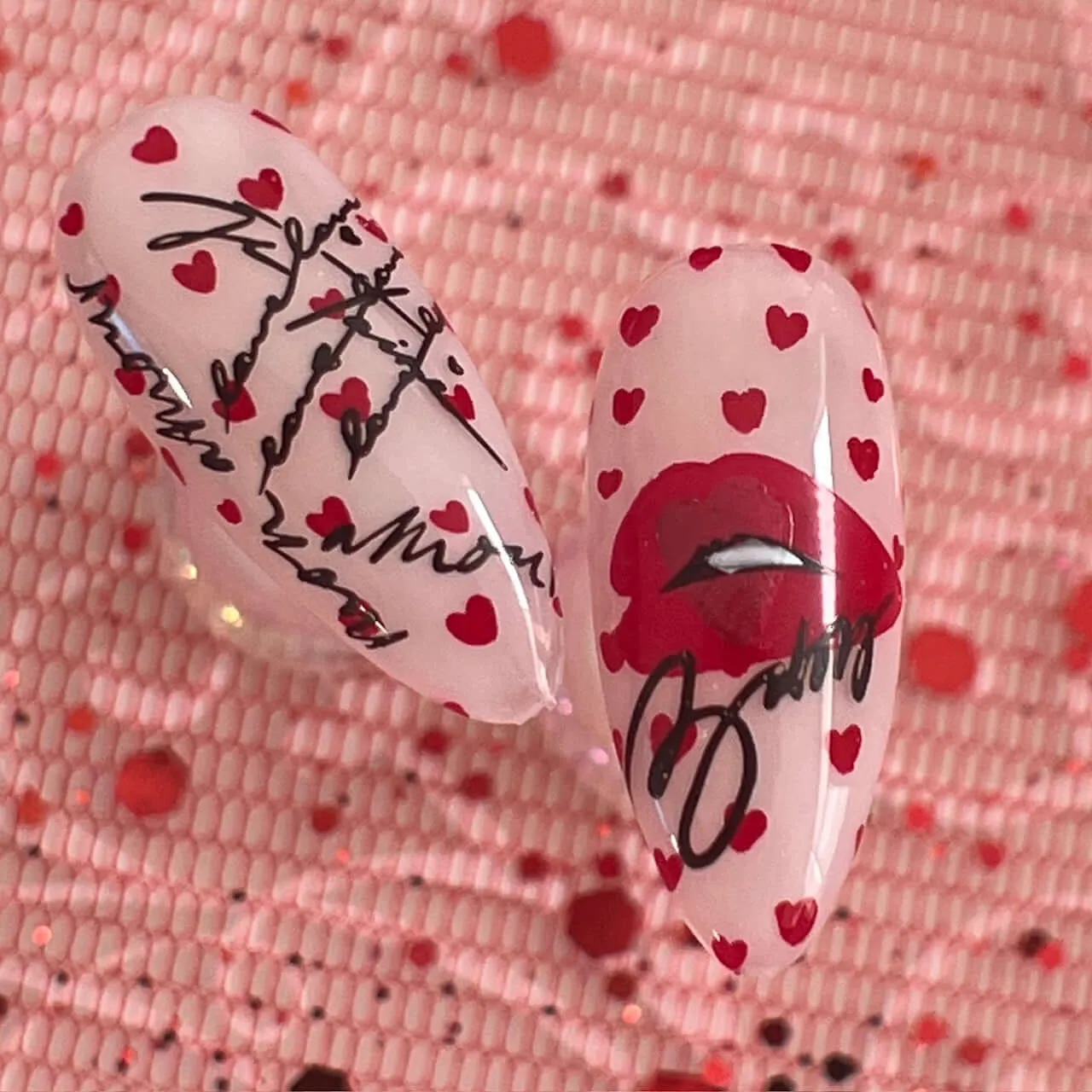 Clear Jelly Stamper Oh Darling CjSV-49 stamping plade kærlighed