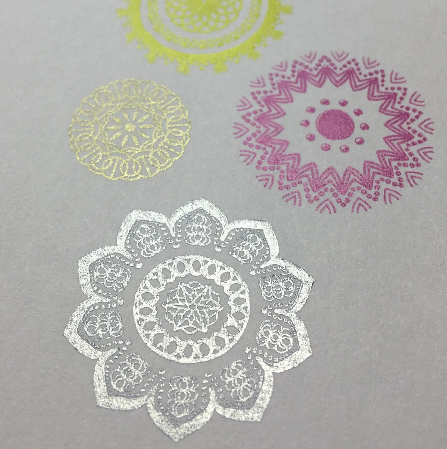 Clear Jelly Stamper Manishas Mandalas LC-19 stampingplade