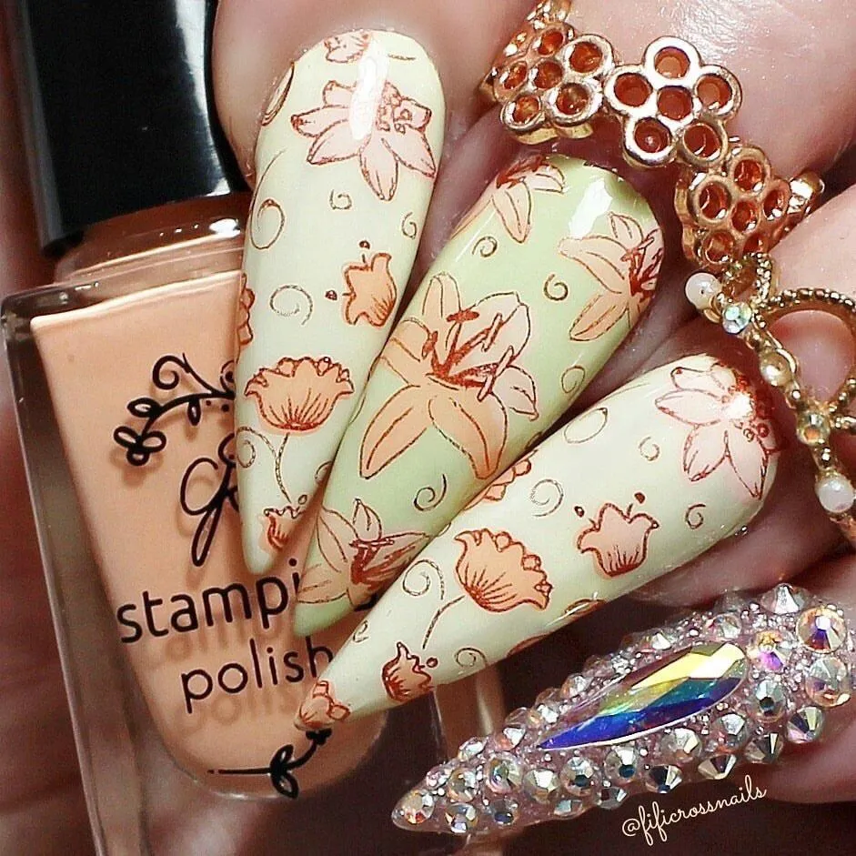 Clear Jelly Stamper CjS-109 Lovely Lilies stempelplade