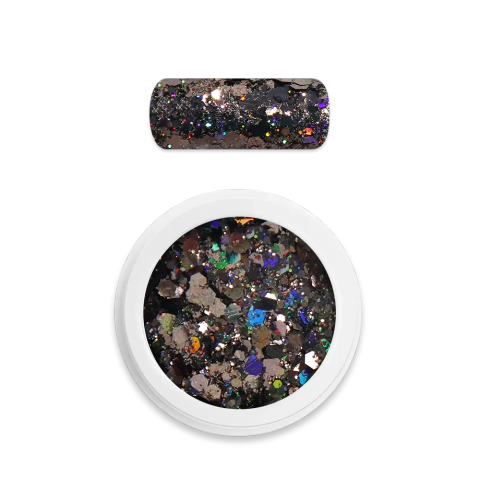 Moyra Holo Glitter Mix 10 negleglitter 3 g sort