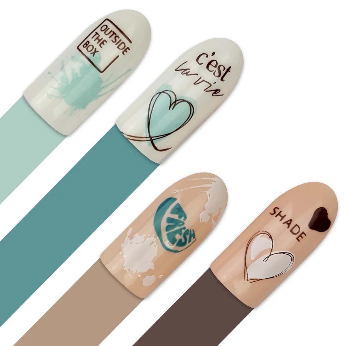 Moyra Stamping 127 Esquisse Shade stempelplade