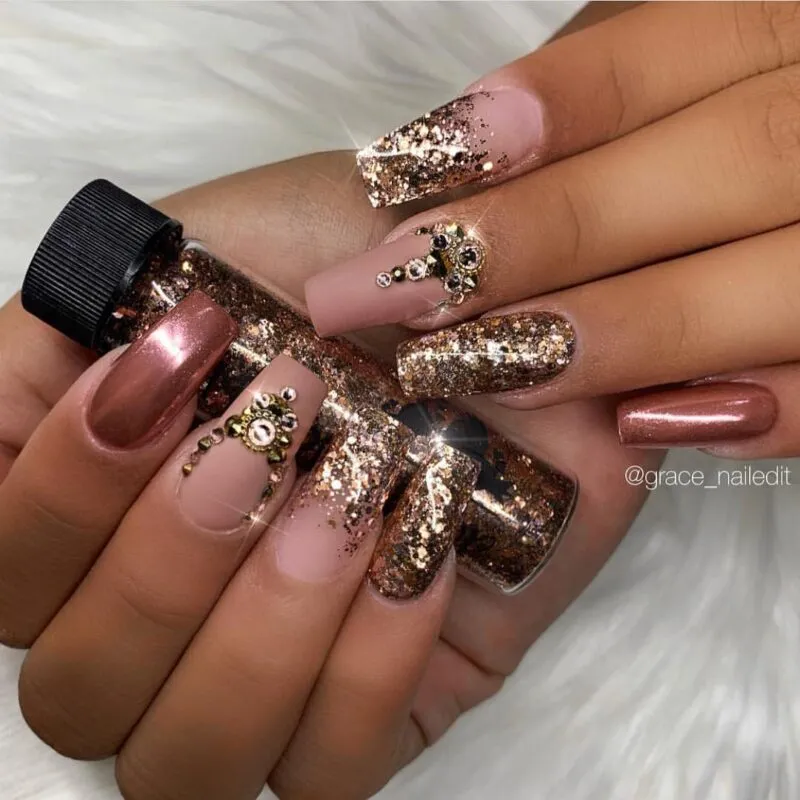 Indigo Nails Charlotte Glitter negleglitter til design