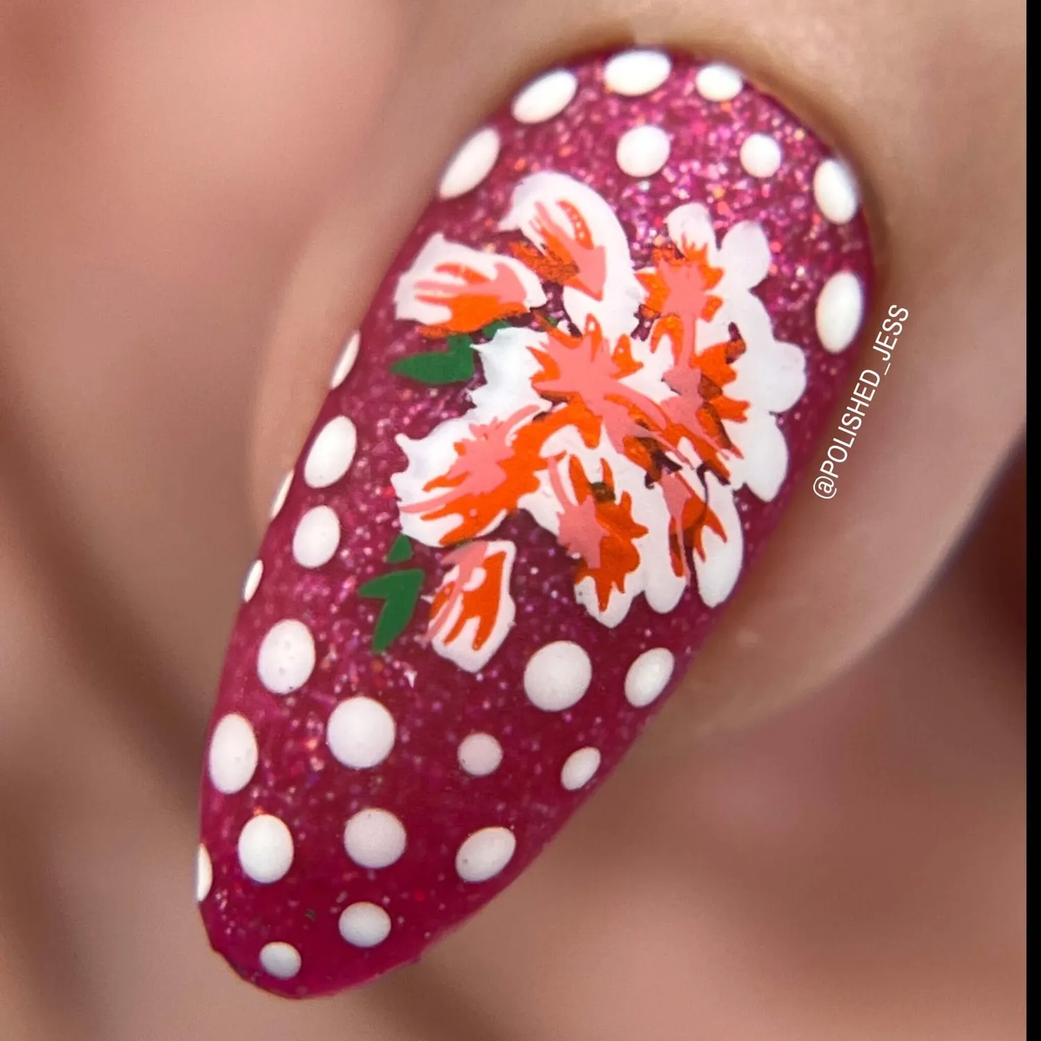 Clear Jelly Stamper Floral Blossom CjS-282 stampingplade 8x8 blomster