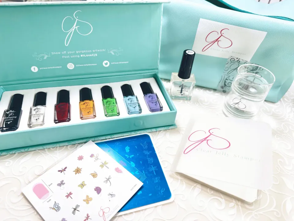 Clear Jelly Stamper Getting Started stamping startsæt komplet 7 dele