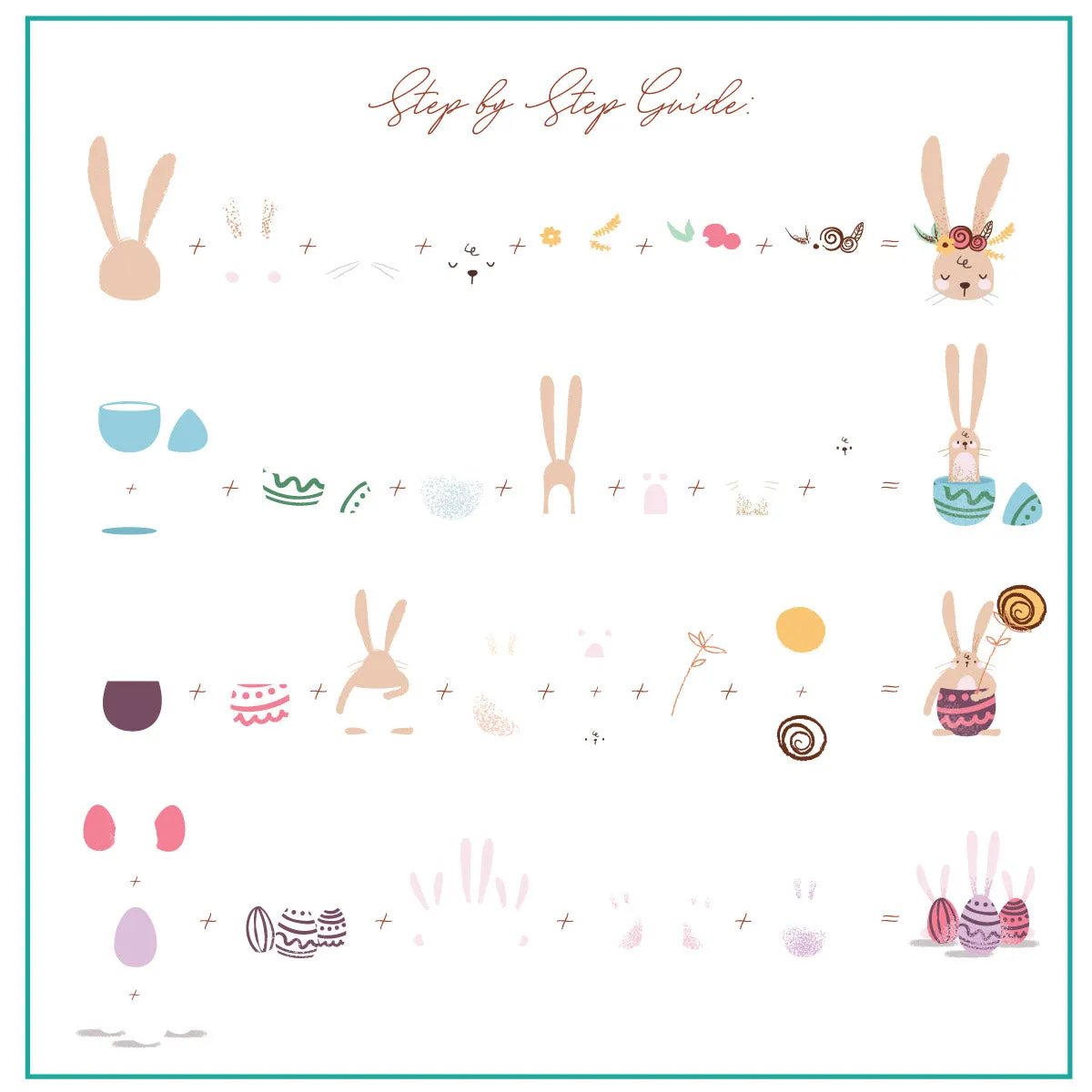 Clear Jelly Stamper Bunny Bliss CjSH-112 stampingplade kanin