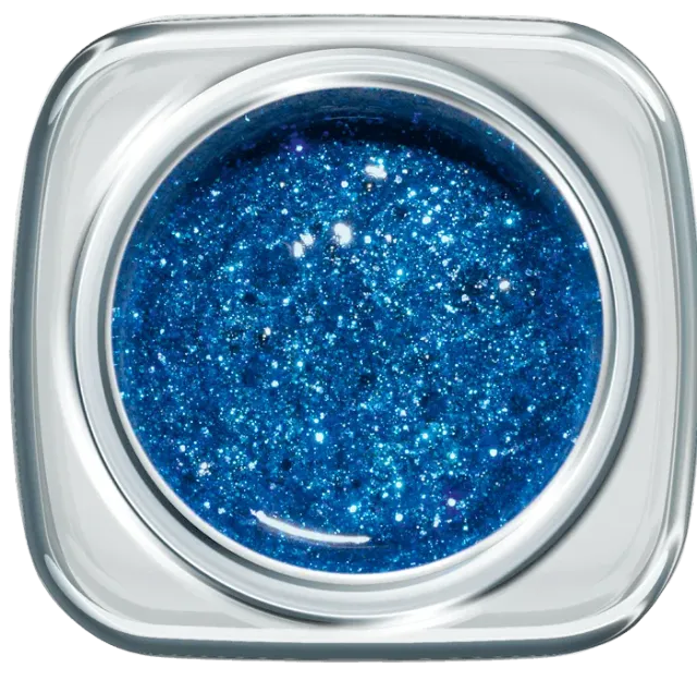 Nail Supply Glitter UV Gel 398 Seaside Blue 5g blå