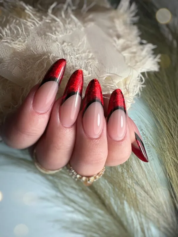 Indigo Nails Beautystones Stevie Flakes flager