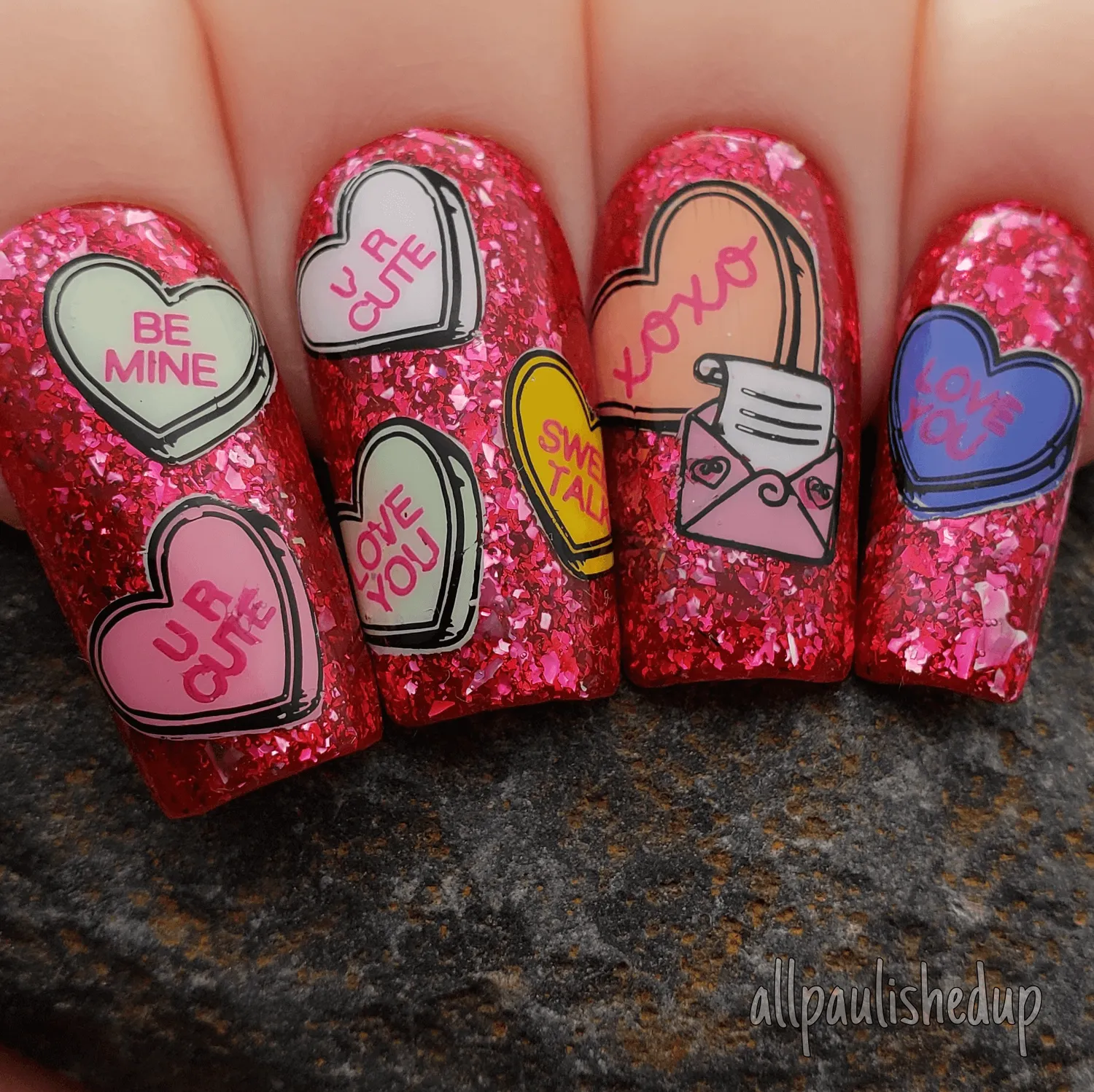 Clear Jelly Stamper Sweet Love CjSV-38 stempelplade valentine