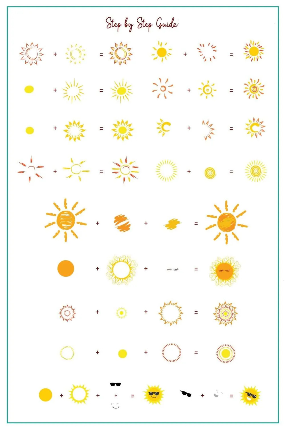 Clear Jelly Stamper CjS-303 Sunshine stamping plade
