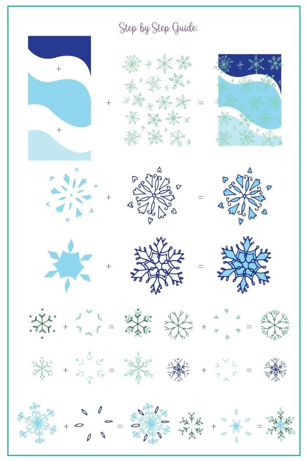 Clear Jelly Stamper Perfectly Imperfect CjS-328 stampingplade snefnug