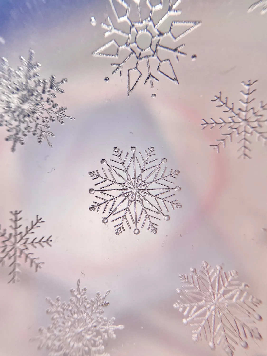Clear Jelly Stamper KoKo Claire 3D gelform holiday snefnug