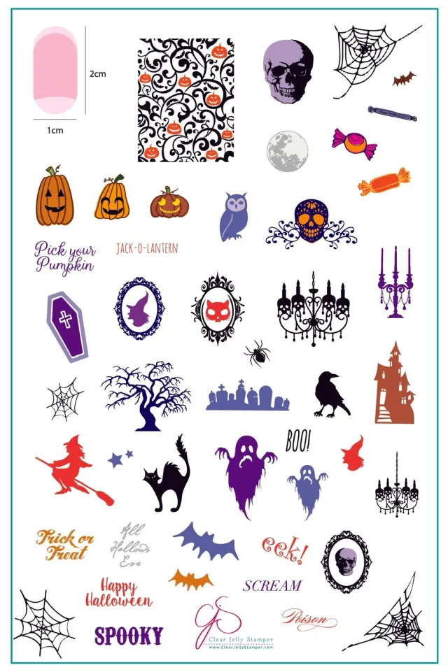 Clear Jelly Stamper Haunted Mansion CjSH-20 stampingplade Halloween